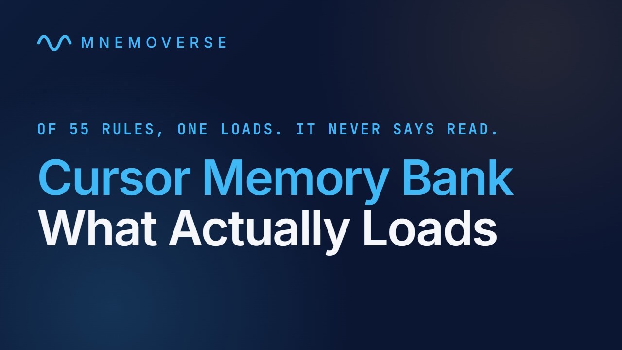Cursor rules: which one is actually guaranteed to load?